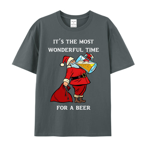 Unisex Christmas Theme Cotton T-Shirt